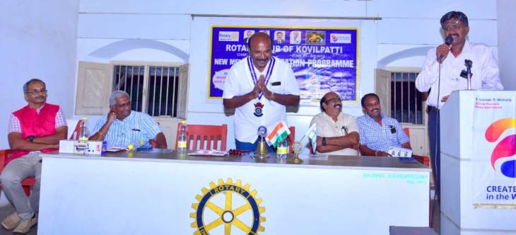 கோவில்பட்டி ரோட்டரி சங்கம் சார்பில் புதிய உறுப்பினர்களுக்கான  பயிற்சி முகாம்.