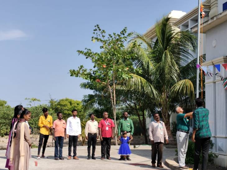 நாகலாபுரம் அரசு கலை மற்றும் அறிவியல் கல்லூரியில் 77-வது சுதந்திர தினவிழா!