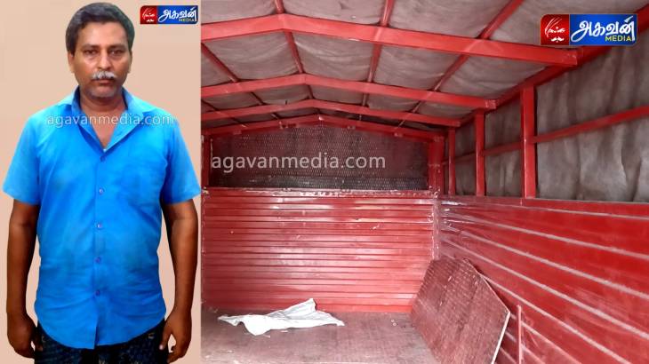 லாரியில் ரகசிய அறைவைத்து புகையிலை கடத்தியவர் கைது!