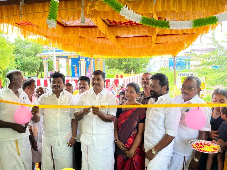 புதிய வகுப்பறை கட்டிடங்களை எம்எல்ஏ மார்க்கண்டேயன் திறந்து வைத்தார்!