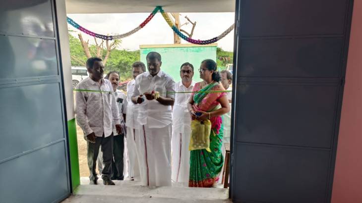 ரூ,20 லட்சம் மதிப்பீட்டில் புதிய சமுதாய நலக்கூடத்தினை எம்எல்ஏ மார்க்கண்டேயன் திறந்து வைத்தார்.