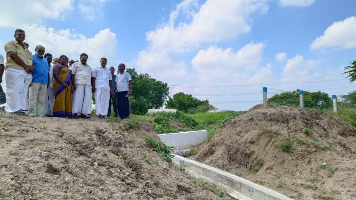5000 மரக்கன்றுகள் நடுவது தொடர்பாக இடங்களை ஆய்வு செய்த எம்எல்ஏ!