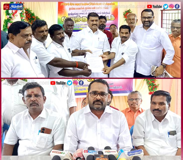 "மேல்நிலை நீர்த்தேக்கத்தொட்டி இயக்குபவர்கள் மற்றும் தூய்மை காவலர்களுக்கு காலமுறை ஊதியம் வழங்க முதல்வரிடம் கோரிக்கை" - ஊராட்சி செயலாளர்கள் சங்க மாநில தலைவர் பேட்டி!

