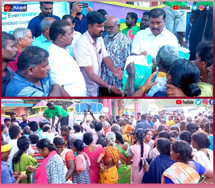 350 குடும்ப அட்டைதாரர்களுக்கு நிவாரண பொருட்கள் வழங்கிய எம்எல்ஏ மார்க்கண்டேயன்!