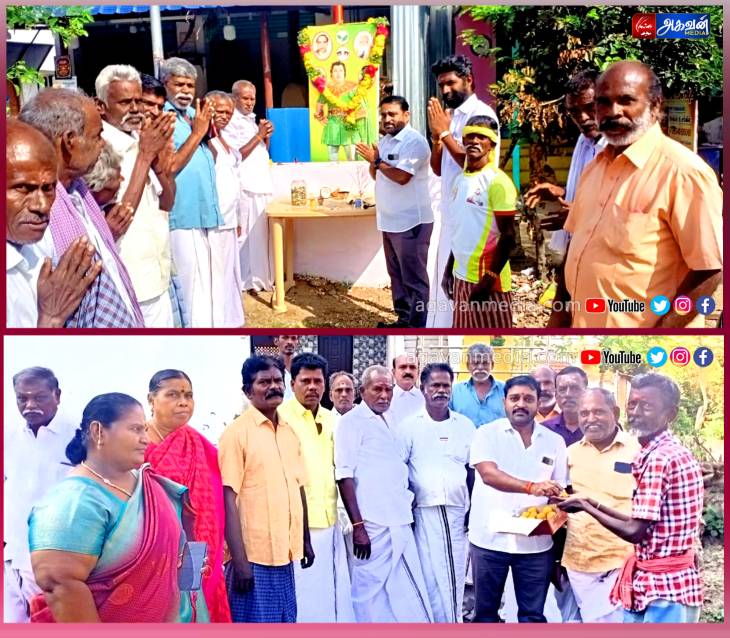 இளம்புவனம் கிராமத்தில் எம்ஜிஆரின் 107 வது பிறந்தநாள் விழா!