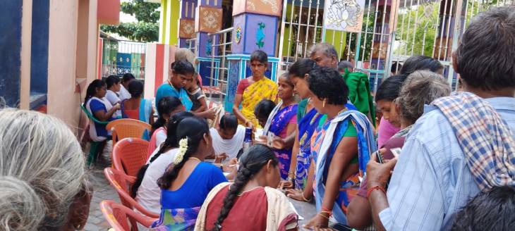 தீவிர காசநோய் கண்டுபிடிப்பு முகாம் நடைபெற்றது.