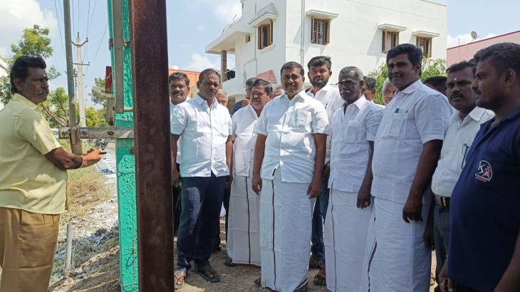கூடுதல் மின்மாற்றி எம்எல்ஏ மார்க்கண்டேயன் திறந்து வைத்தார்.