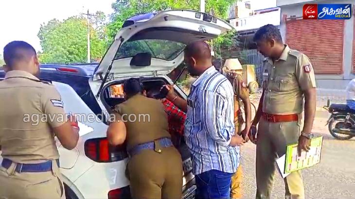 விளாத்திகுளம் -தேர்தல் பறக்கும் படையினர் தீவிர சோதனை!