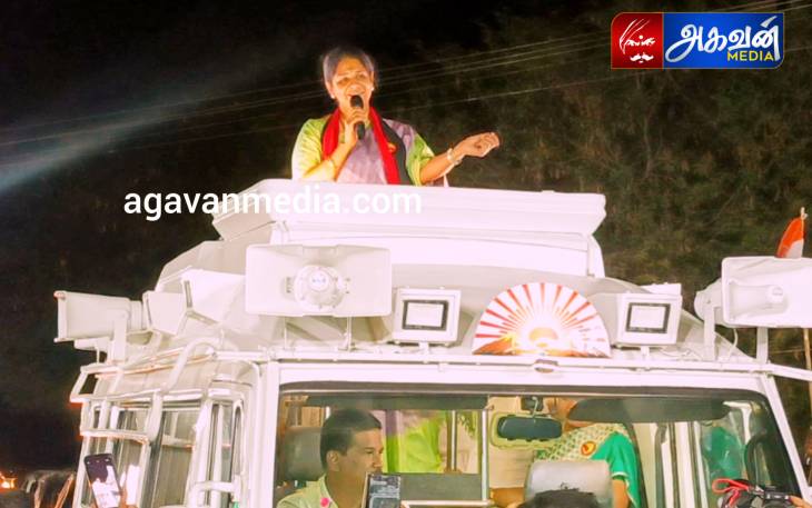LAST MINUTE வரை தேர்தல் பிரச்சாரம் செய்த கனிமொழி!