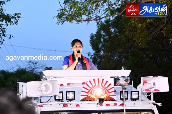 சாத்தான்குளம் பகுதிகளில் கனிமொழி தீவிரவாக்கு சேகரிப்பு!

