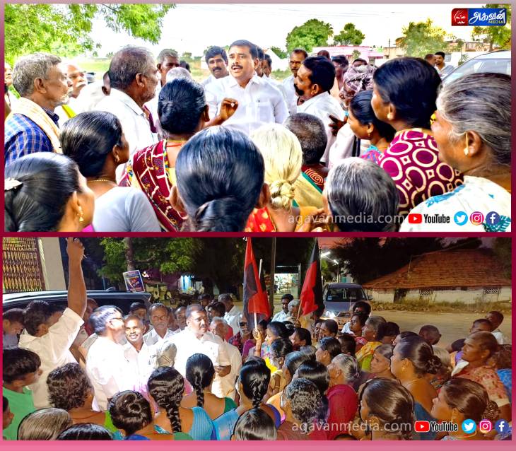 MLA மார்க்கண்டேயன்  உதயசூரியன் சின்னத்திற்கு  தீவிரவாக்கு சேகரிப்பு!