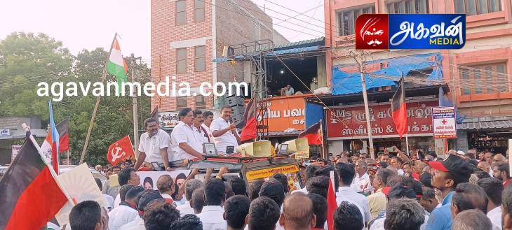 கனிமொழிக்காக எம்எல்ஏ மார்க்கண்டேயன் கடைசி நிமிட பிரச்சாரம்!