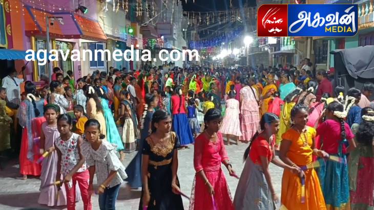 சிறுமிகள் முதல் மூதாட்டி வரை சுமார் 500-க்கும் மேற்பட்டோர் பங்கேற்று குதூகலம்!




