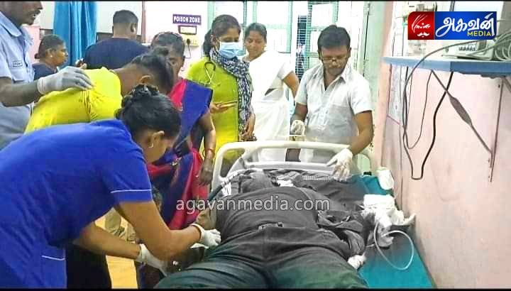 கோவில்பட்டியில் பெண் உட்பட இருவருக்கு  சரமாரியாக அரிவாள் வெட்டு.

 