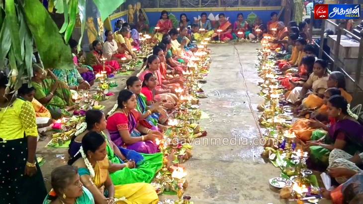 வைகாசி விசாக பொங்கல் விழா- 508 திருவிளக்கு பூஜை  பெண்கள் கூட்டு வழிபாடு!