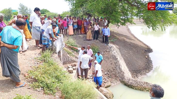 கண்மாயை சீரமைக்கும் பணியை MLA மார்க்கண்டேயன் ஆய்வு செய்தார்!