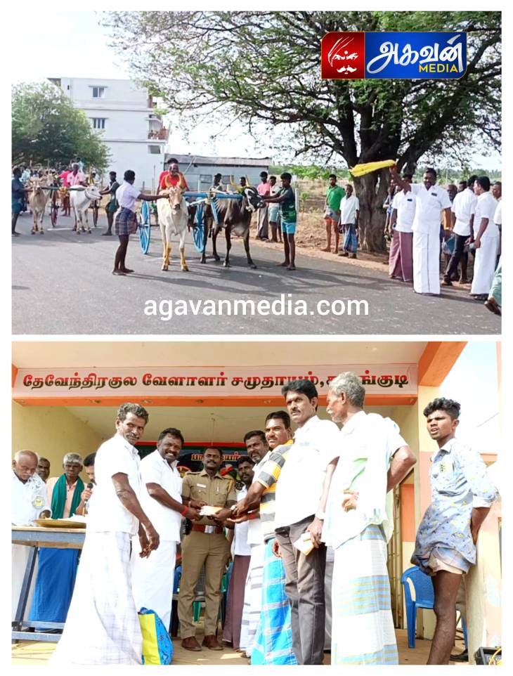 மாபெரும் மாட்டு வண்டி எல்கை பந்தயம்: சீறிப்பாய்ந்த 50 ஜோடி மாடுகள்!