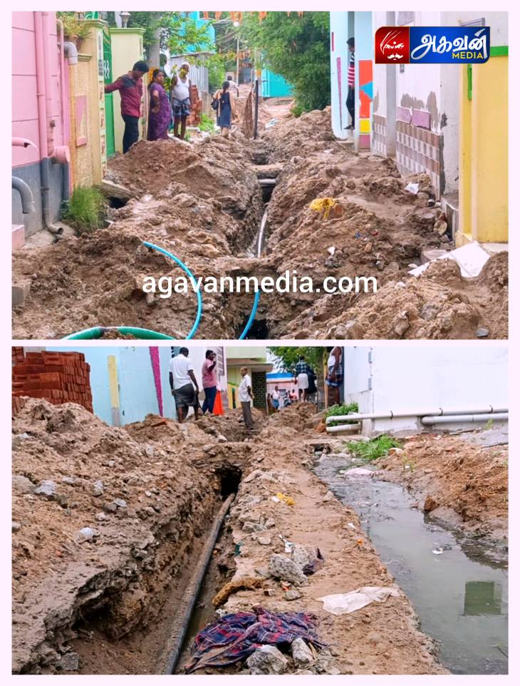 LONG JUMP, HIGH JUMP-லாம் தெரிஞ்சாதான் வீட்டுக்கே போக முடியும்" : இருக்கிற பைப்லயே தண்ணியைக் காணோம்... இதுல புதுசா ஒன்னு எதுக்கு? : விளாத்திகுளம் மக்களுக்கு பெரும் தொந்தரவாக இருந்துவரும் பைப் லைன் பொருத்தும் பணி!
