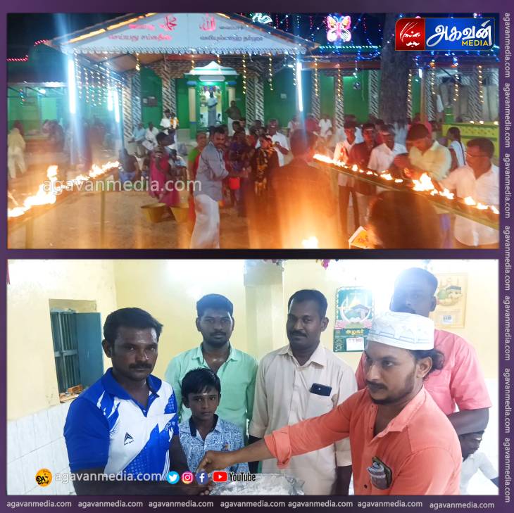 சிவன் கோவிலிலிருந்து அறைத்து எடுத்து வரப்பட்ட சந்தனம்:  பக்தர்களுக்கு விபூதி வழங்கும் விஷேசமான ஒரே தர்ஹா எனும் தனிப்பெருமை - மதபேதமின்றி குவியும் பொதுமக்கள்!
