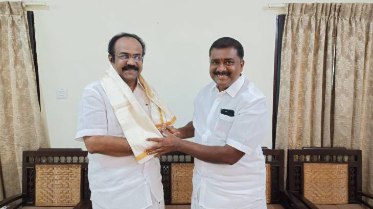கனிமொழி மற்றும் அமைச்சர்களுக்கு வாழ்த்து தெரிவித்த விளாத்திகுளம் MLA மார்க்கண்டேயன்!