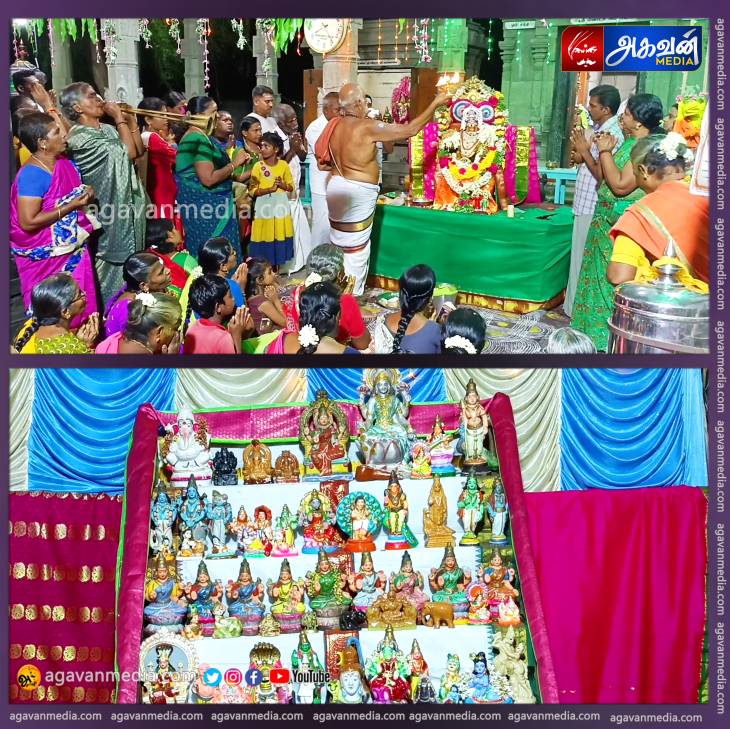 அபிராமியாக எழுந்தருளி பக்தர்களுக்கு காட்சியளித்த மீனாட்சியம்மன்!


