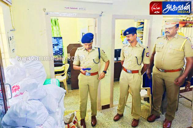 ரூ ,1 .5 லட்சம் மதிபுள்ள 132 கிலோ அரசால் தடை செய்யப்பட்ட புகையிலை பொருட்கள் கடத்திய 5 பேர் கைது!

