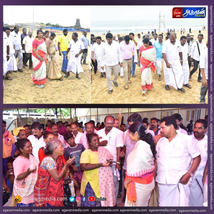 கந்த சஷ்டி திருவிழா முன்னேற்பாடுகள்: குருவிக்கார பெண்களிடம் குறைகளை கேட்டறிந்த கனிமொழி MP!

