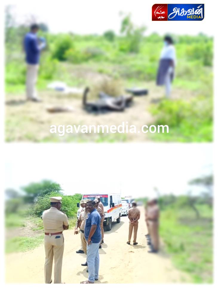 அடையாளம் தெரியாத ஆண் சடலம் எரிந்த நிலையில் கண்டெடுப்பு - மாவட்ட எஸ்.பி. நேரில் சென்று விசாரணை!

