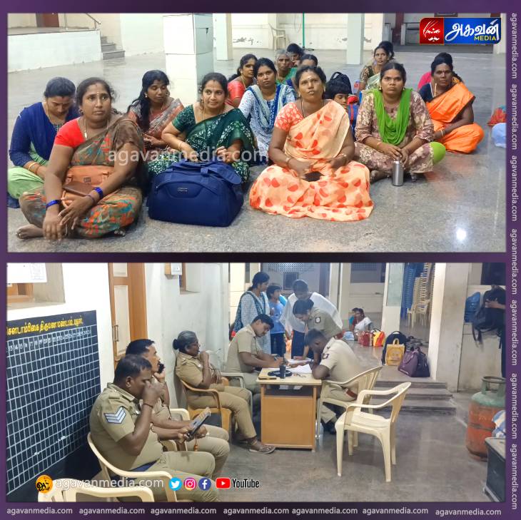 தீவிரவாதியைப் போல எங்களை பிடிச்சிட்டு வந்துருக்காங்க:இரவு 10 மணி வரை அங்கன்வாடி பணியாளர்களை போலீசார் சிறைபிடித்ததால் பரபரப்பு!

