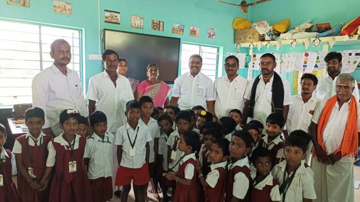 ரூ.7.29-லட்சம் மதிப்பீட்டில் புதிய சுகாதார வளாக கட்டடத்தினை MLA மார்கண்டேயன் திறந்து வைத்தார்!