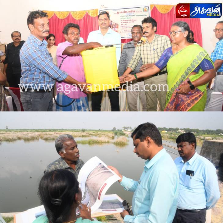 விளாத்திகுளத்தின் பல்வேறு பகுதிகளில் மாவட்ட ஆட்சியர் ஆய்வு!