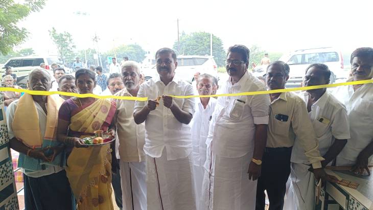 ரூ.6- லட்சம் மதிப்பீட்டில் புதிய பயணியர் நிழற்குடையை MLA திறந்து வைத்தார்!