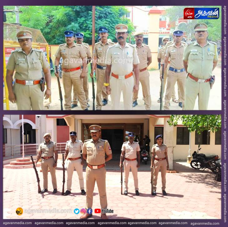 நீதிமன்ற வளாகத்தில் இளைஞர் படுகொலை எதிரொலி :  நீதிமன்ற வளாகத்தில் காவல்துறையினர் பாதுகாப்பு!
