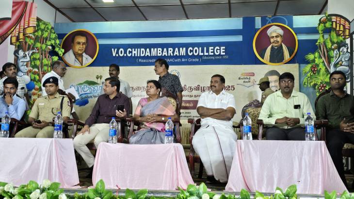 தூத்துக்குடியில் பொருநை இலக்கியதிருவிழா: அமைச்சர் கீதா ஜீவன் பங்கேற்பு!