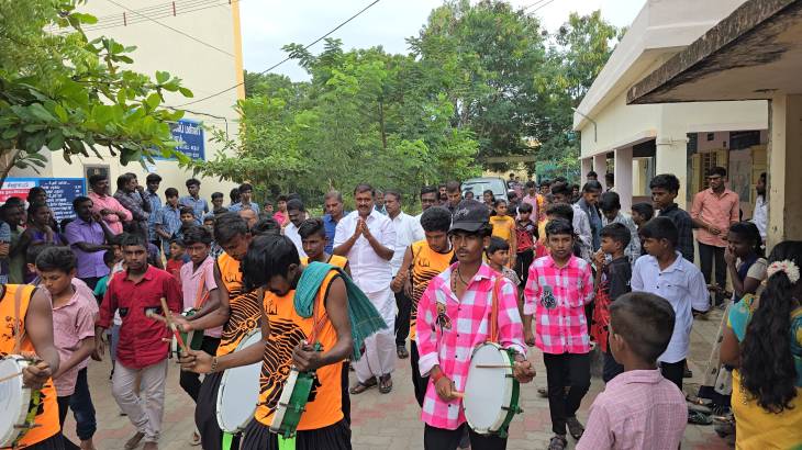 அரசு மேல்நிலைப்பள்ளி ஆண்டு விழாவில் கலந்து கொண்ட விளாத்திகுளம் MLA !