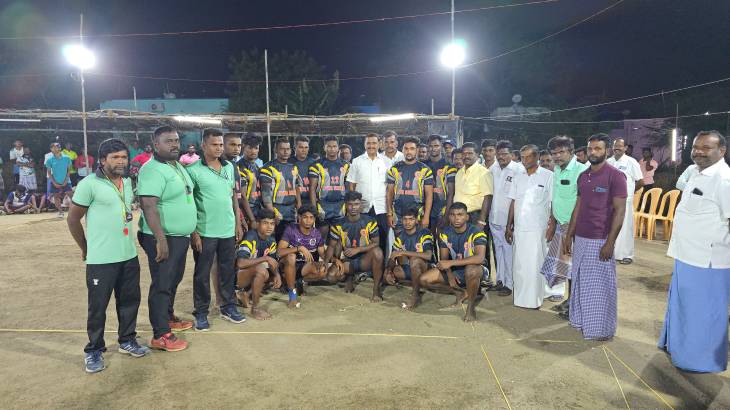 கபடி போட்டியை எம்.எல்.ஏ துவக்கி வைத்தார்.

