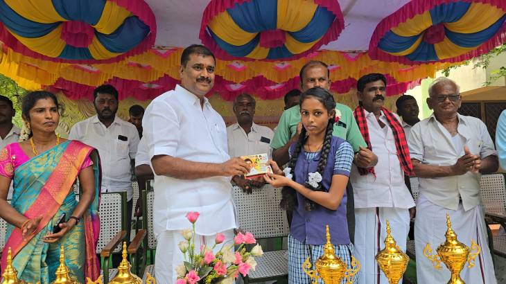 அரசு பள்ளி ஆண்டு விழாவில் கலந்து கொண்ட எம்.எல்.ஏ மார்க்கண்டேயன்!