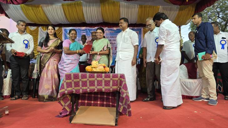 அரசு தொடக்கப்பள்ளி ஆண்டு விழாவில் கலந்து கொண்ட அமைச்சர் கீதா ஜீவன்!
