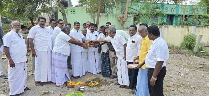 பூதலப்புரம் கிராமத்தில் ரூ. 16.45-லட்சம் மதிப்பீட்டில் புதிய அங்கன்வாடி மையம் கட்டிடம்.



