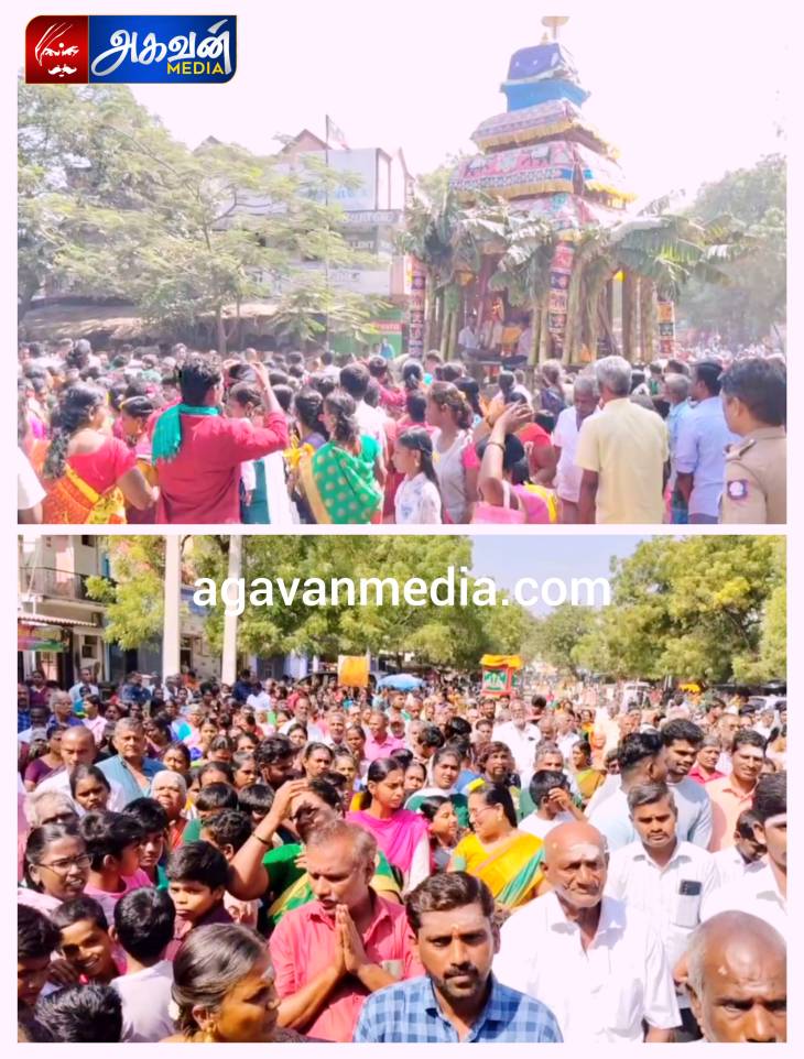 கழுகுமலை கழுகாசலமூர்த்தி கோயிலில் தைப்பூச திருவிழா தேரோட்டம்!

