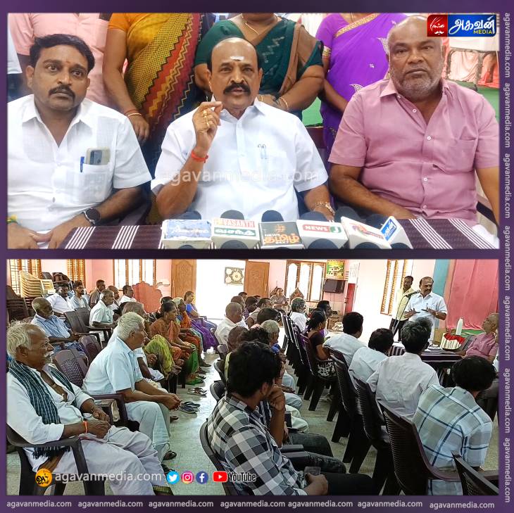 மானாவாரி பயிர்களுக்கு நிவாரணமாக ஒரு ஹெக்டேருக்கு  ரூ.8500-ஐ ரூ.25,000-ஆக உயர்த்தி வழங்க வேண்டும் - கடம்பூர் ராஜூ பேட்டி..!

 