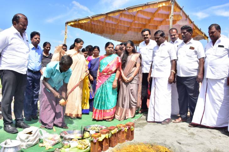  ரூ. 40 இலட்சம் மதிப்பில் சமுதாய நலக்கூட கட்டுமானப் பணி !