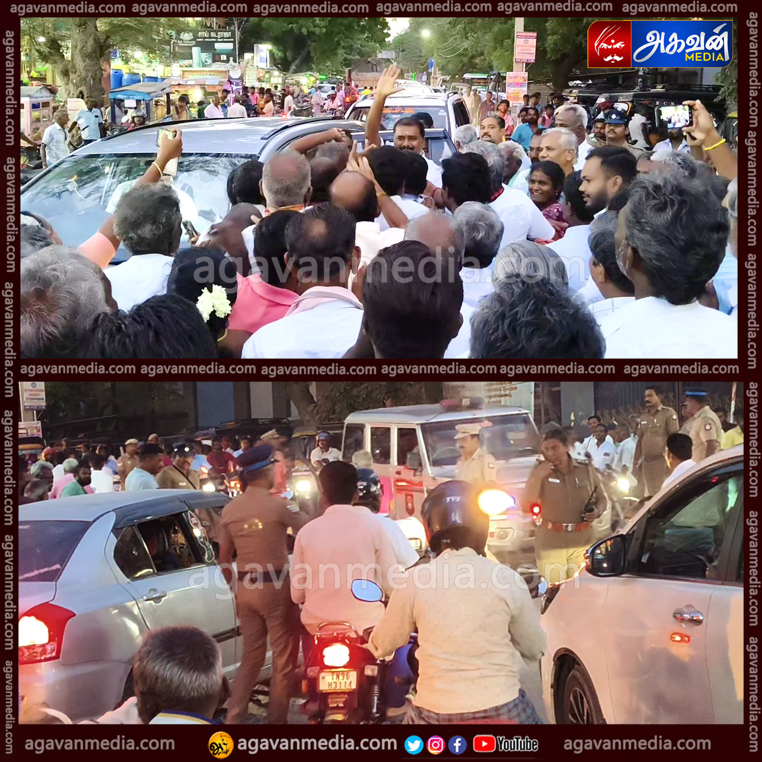 சிறையிலிருந்து வெளிவந்த திமுக எம்.எல்.ஏ மார்க்கண்டேயனுக்கு விளாத்திகுளத்தில் உற்சாக வரவேற்பு!